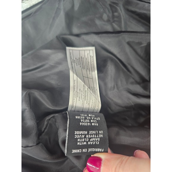 Bagatelle‎ NYC Brown Vegan Leather Puffer Jacket Large Quilted Collar Oversized - Picture 7 of 7